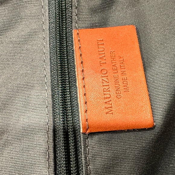 Italian Floral Leather Handbag - Picture 2 of 2